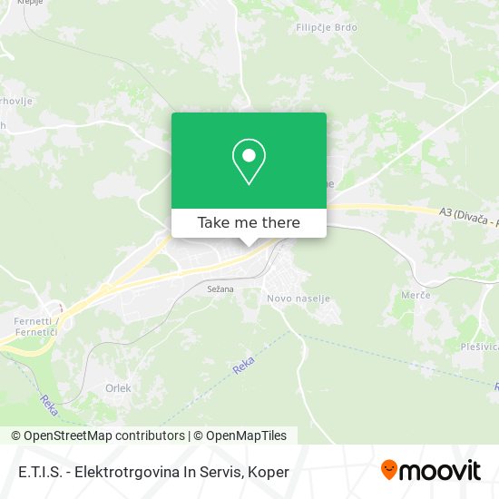 E.T.I.S. - Elektrotrgovina In Servis map