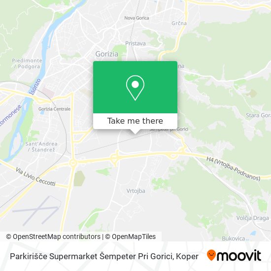 Parkirišče Supermarket Šempeter Pri Gorici map