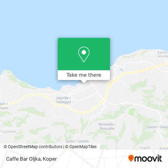Caffe Bar Oljka map