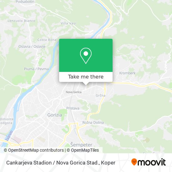 Cankarjeva Stadion / Nova Gorica Stad. map