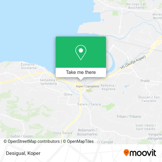 Desigual map