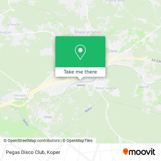 Pegas Disco Club map