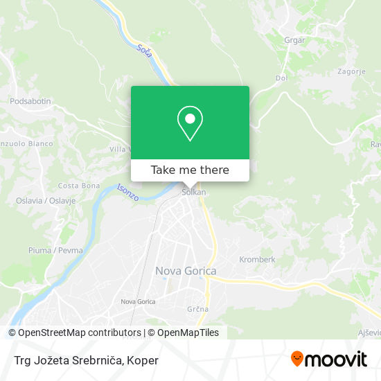 Trg Jožeta Srebrniča map