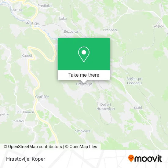Hrastovlje map