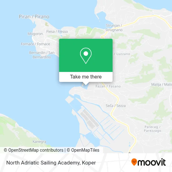 North Adriatic Sailing Academy map