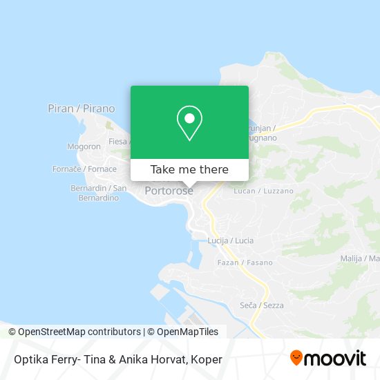 Optika Ferry- Tina & Anika Horvat map