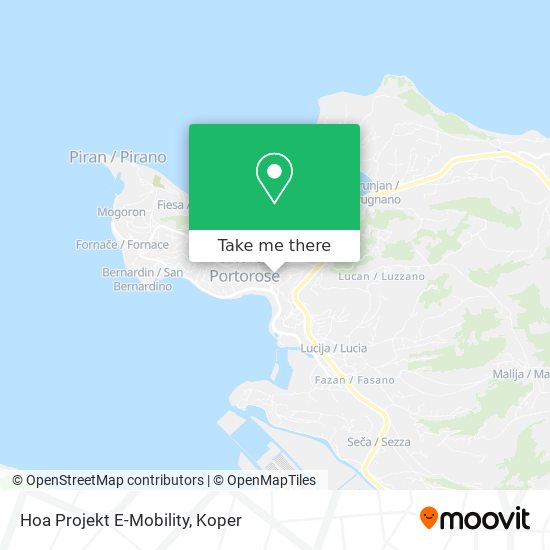 Hoa Projekt E-Mobility map