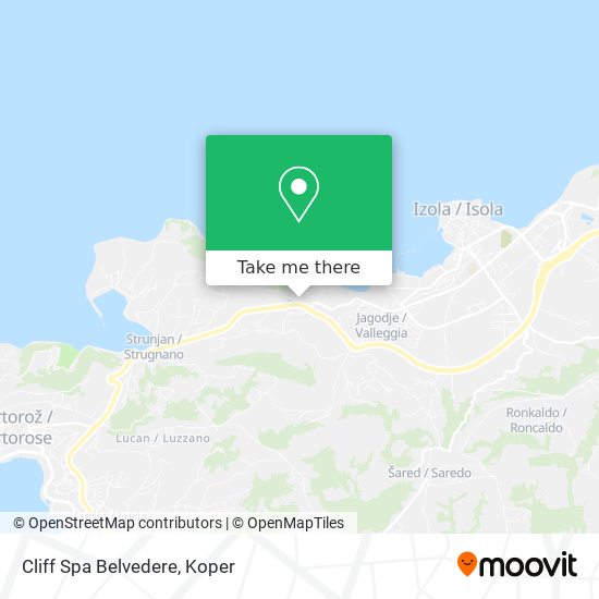 Cliff Spa Belvedere map