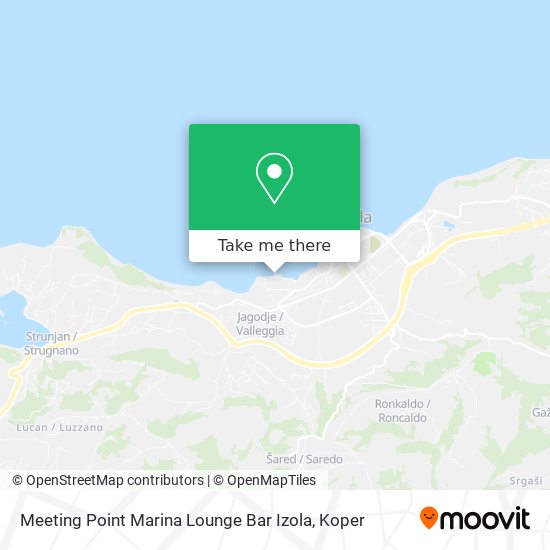 Meeting Point Marina Lounge Bar Izola map