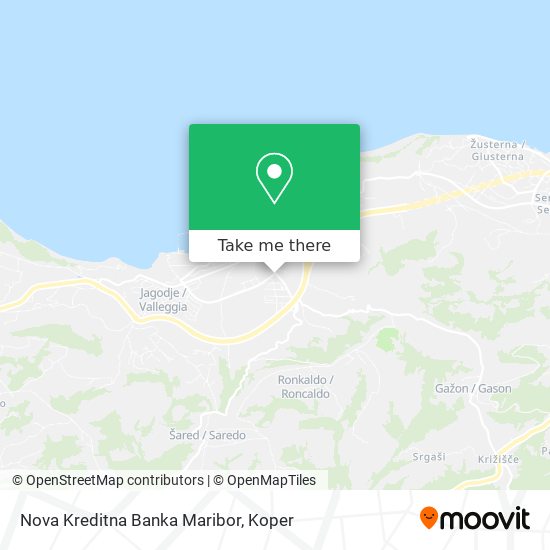 Nova Kreditna Banka Maribor map