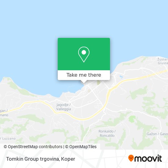 Tomkin Group trgovina map