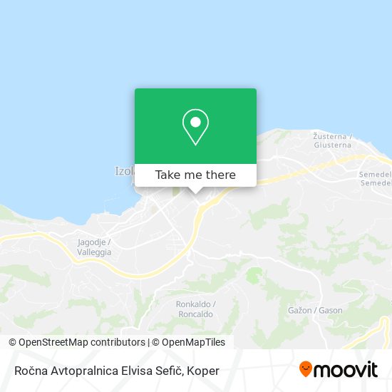 Ročna Avtopralnica Elvisa Sefič map