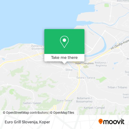 Euro Grill Slovenija map