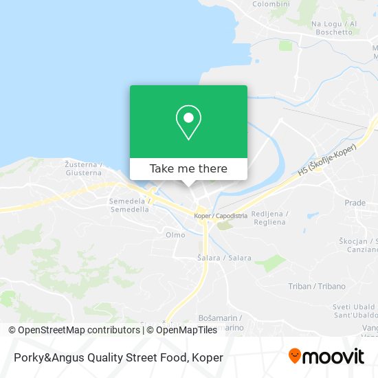 Porky&Angus Quality Street Food map