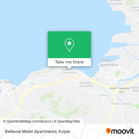 Bellevue Molet Apartments map