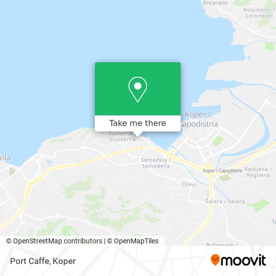 Port Caffe map