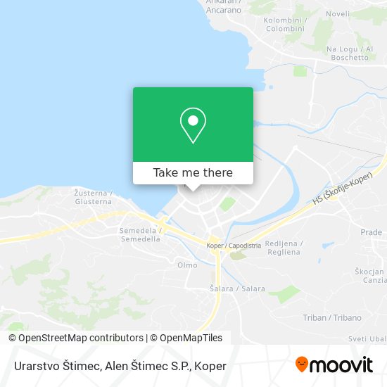 Urarstvo Štimec, Alen Štimec S.P. map