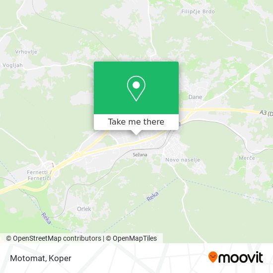 Motomat map