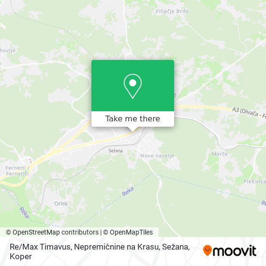 Re / Max Timavus, Nepremičnine na Krasu, Sežana map