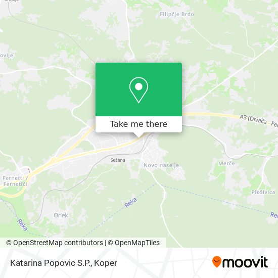 Katarina Popovic S.P. map