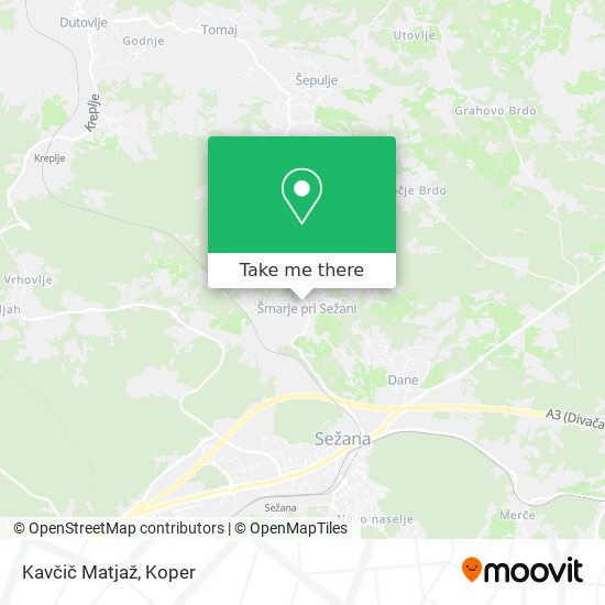 Kavčič Matjaž map