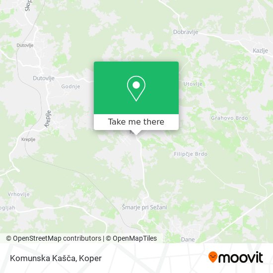 Komunska Kašča map