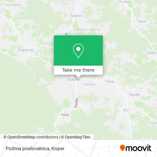 Poštna poslovalnica map