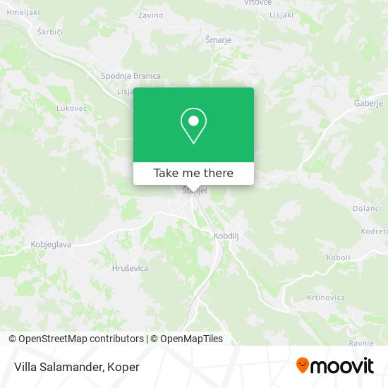 Villa Salamander map