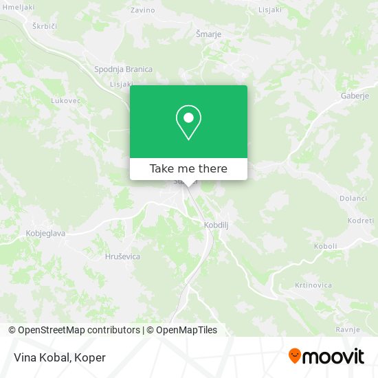 Vina Kobal map