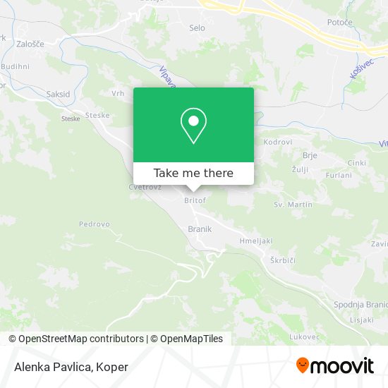 Alenka Pavlica map