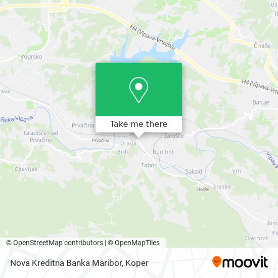 Nova Kreditna Banka Maribor map