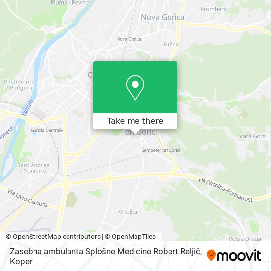 Zasebna ambulanta Splošne Medicine Robert Reljič map