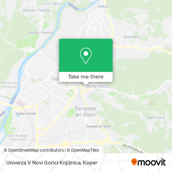 Univerza V Novi Gorici-Knjižnica map