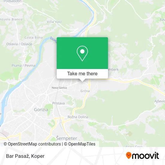 Bar Pasaž map