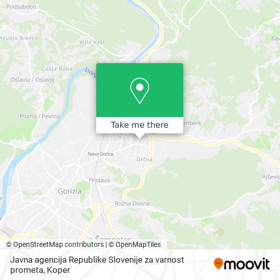 Javna agencija Republike Slovenije za varnost prometa map