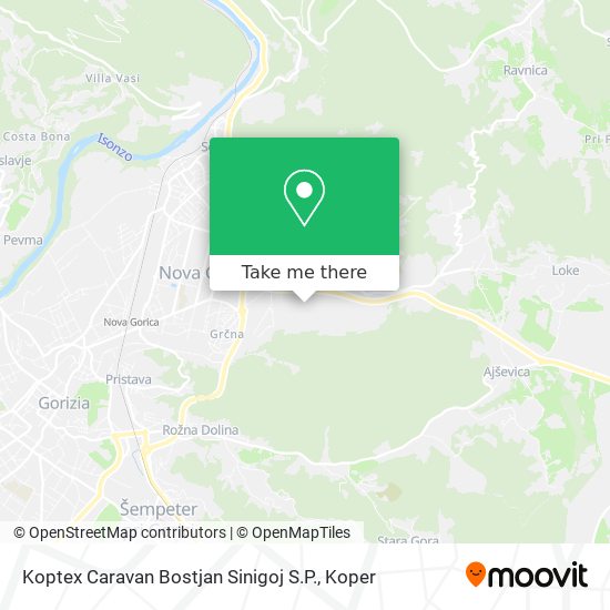 Koptex Caravan Bostjan Sinigoj S.P. map