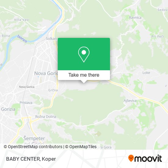 BABY CENTER map