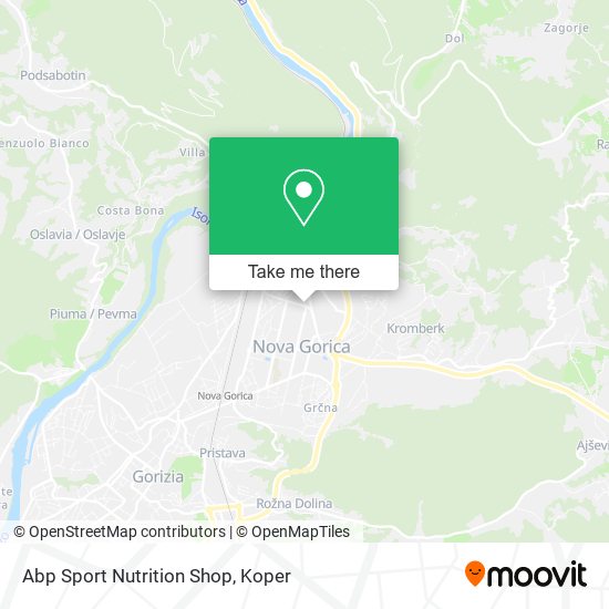 Abp Sport Nutrition Shop map