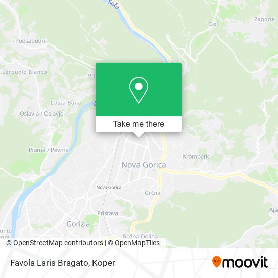 Favola Laris Bragato map