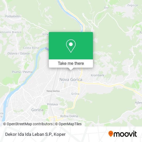 Dekor Ida Ida Leban S.P. map