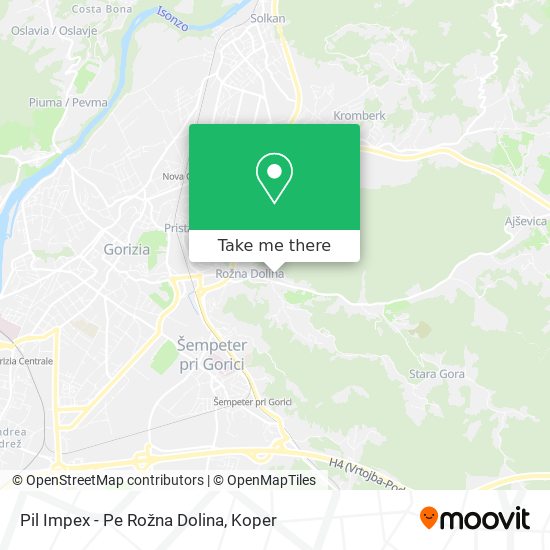 Pil Impex - Pe Rožna Dolina map