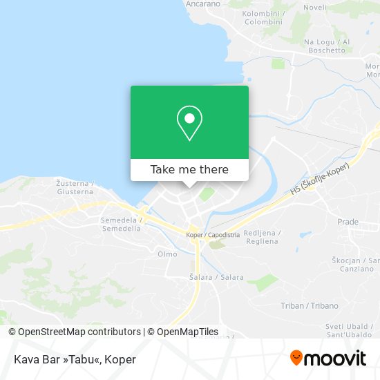 Kava Bar »Tabu« map