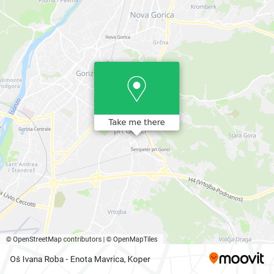 Oš Ivana Roba - Enota Mavrica map