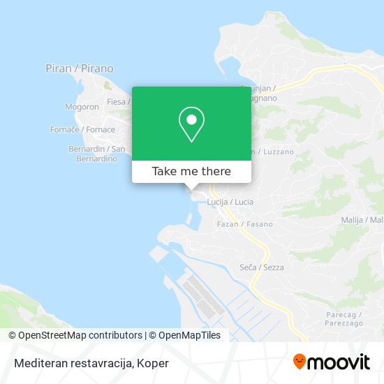 Mediteran restavracija map