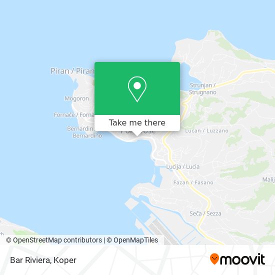 Bar Riviera map