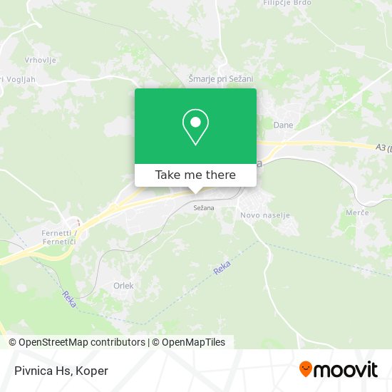 Pivnica Hs map