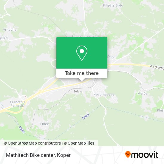 Mathitech Bike center map
