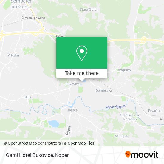 Garni Hotel Bukovice map