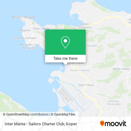 Inter Mares - Sailors Charter Club map