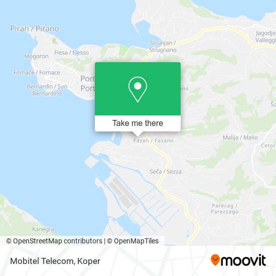 Mobitel Telecom map